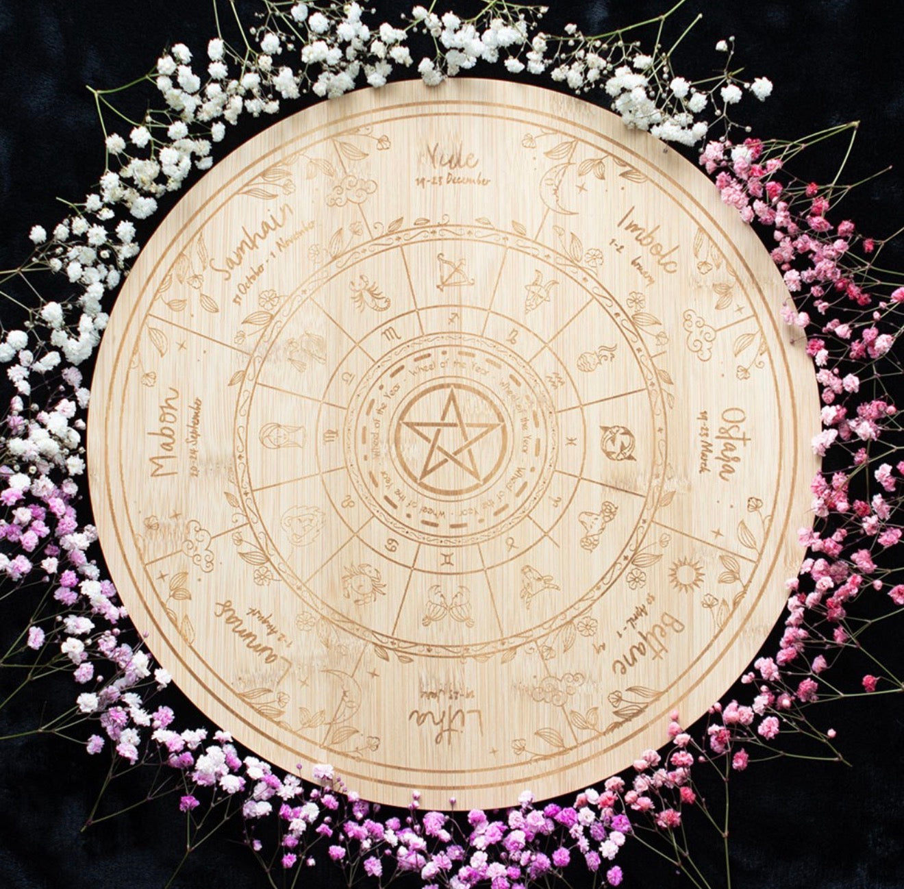 WHEEL OF THE YEAR SERVING BOARD