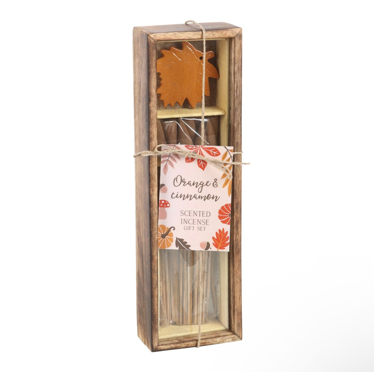 AUTUMN LEAF ORANGE & CINNAMON INCENSE GIFT SET