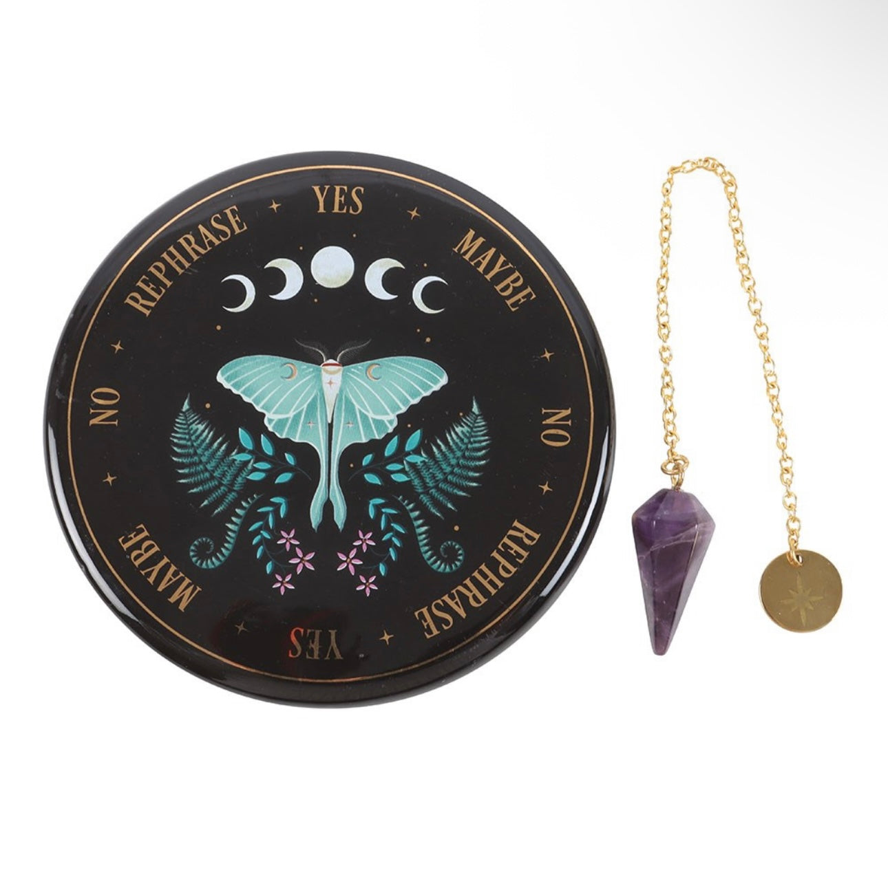 LUNA MOTH PEDULUM DIVINATION KIT