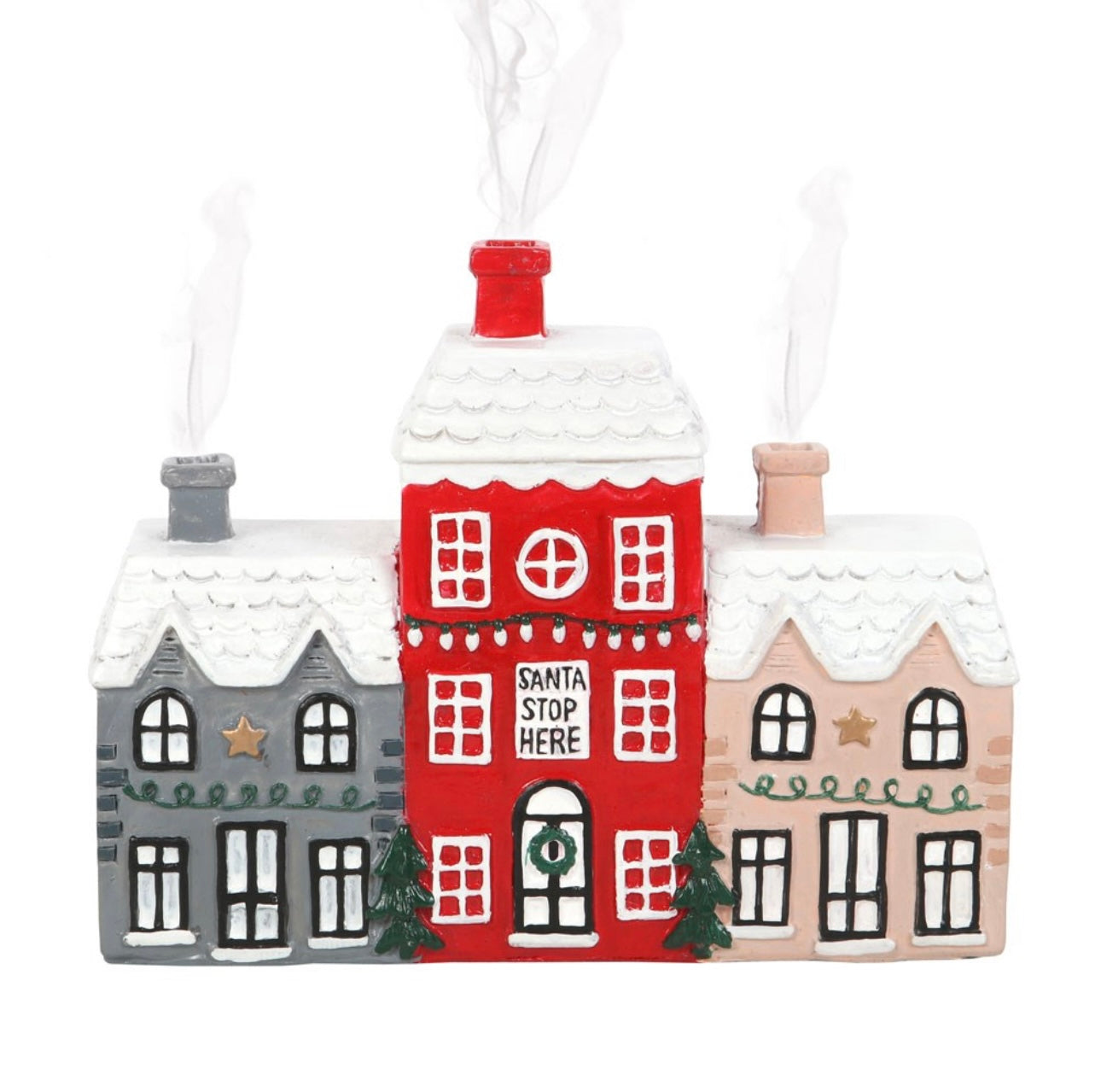Christmas Village Incense Cone Holder/Burner
