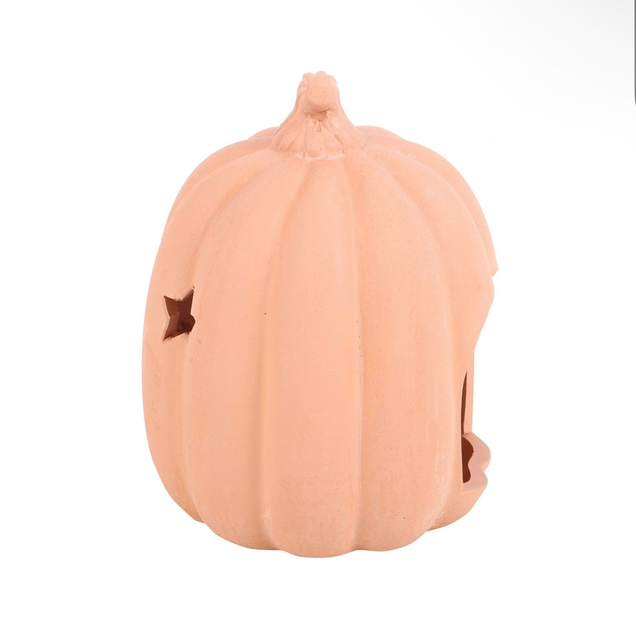 TERRACOTTA PUMPKIN TEALIGHT HOLDER