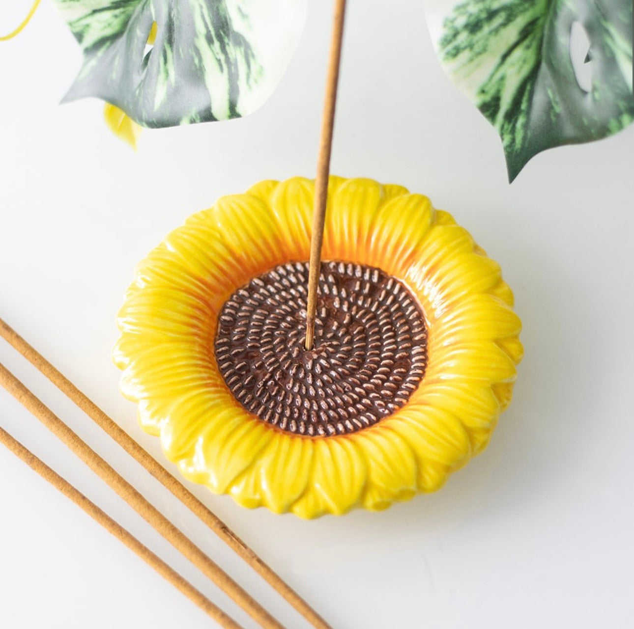 SUNFLOWER INCENSE STICK HOLDER