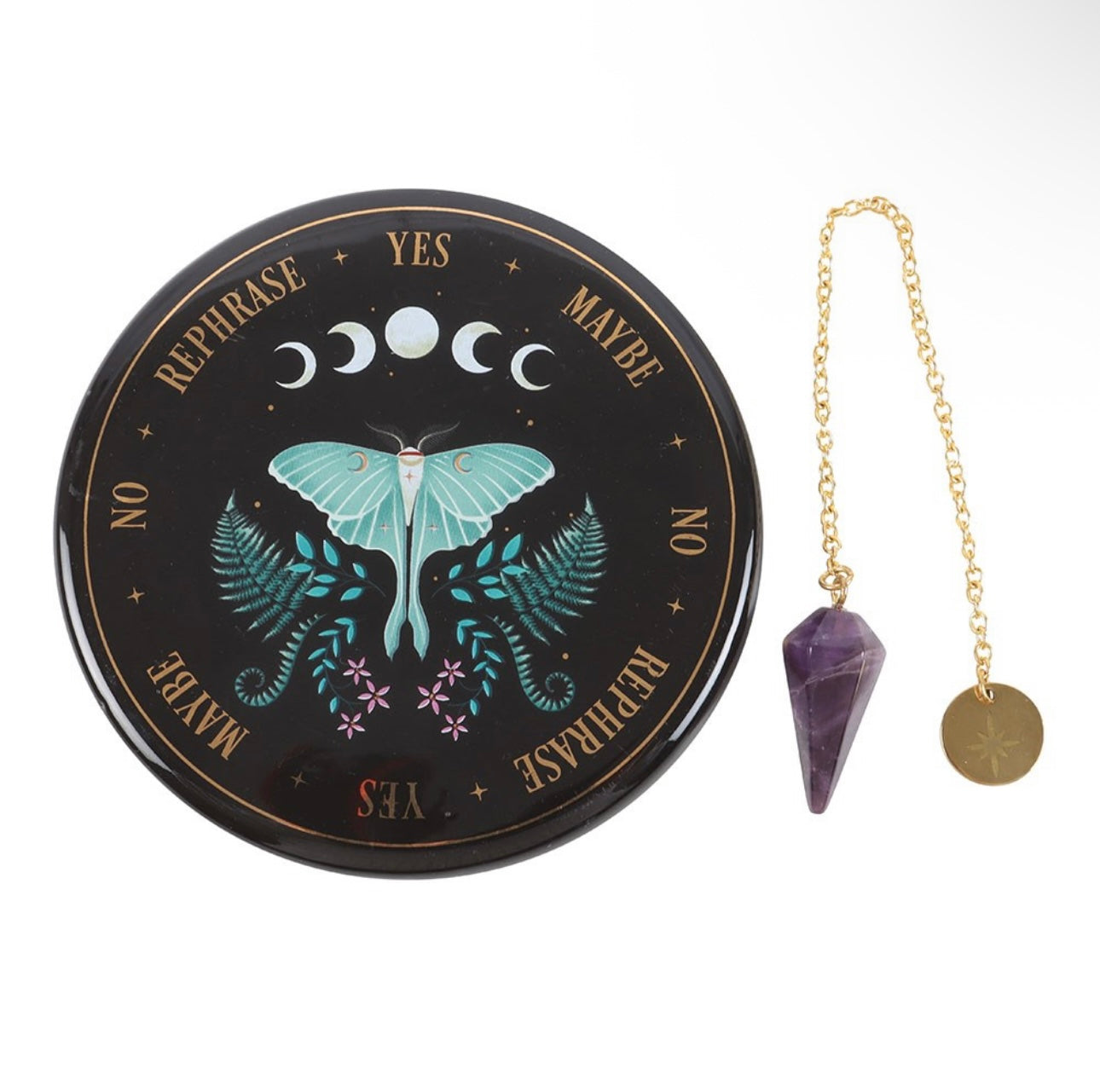 LUNA MOTH PEDULUM DIVINATION KIT