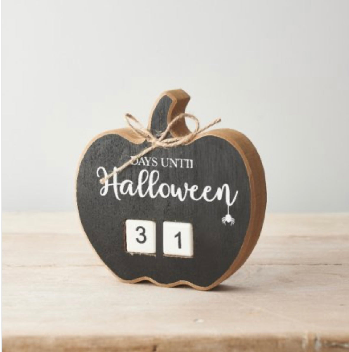 BLACK HALLOWEEN COUNTDOWN PUMPKIN