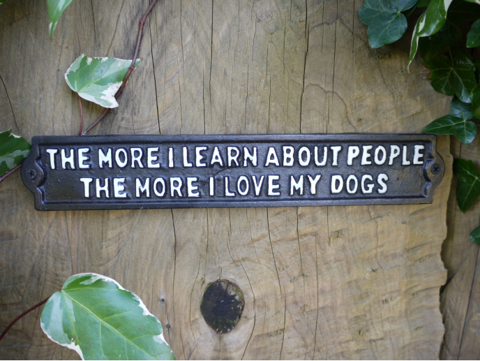 Cast Of Iron Sign (Love my Dogs)
