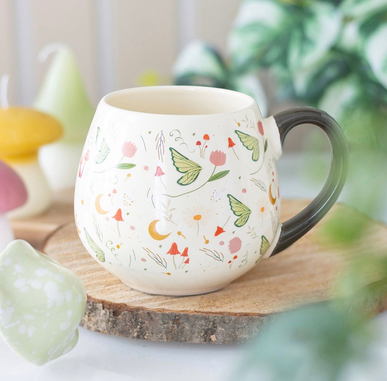 FAIRY FOLKLORE PRINT ROUNDED MUG