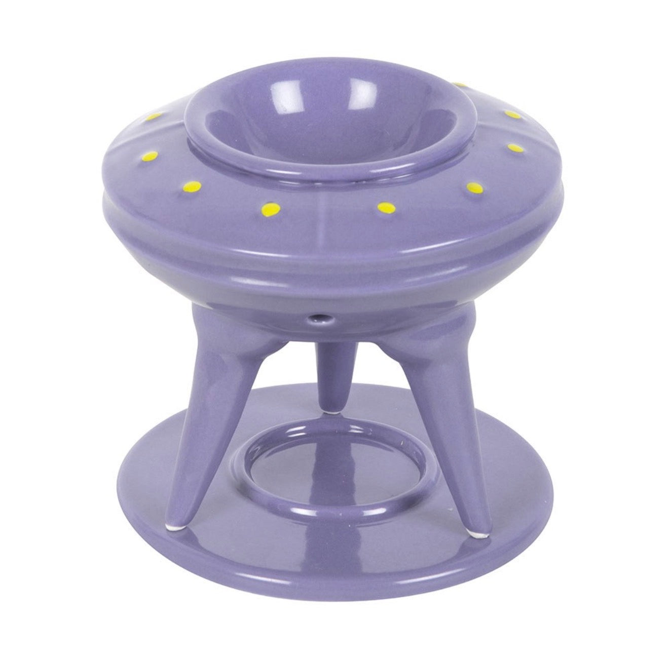 UFO WAX BURNER WITH LIME ALIEN WAX MELT