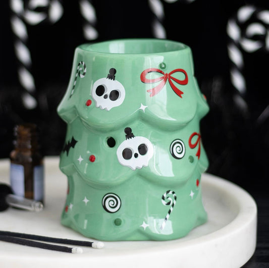 CREEPY CHRISTMAS TREE OIL BURNER AND WAX WARMER