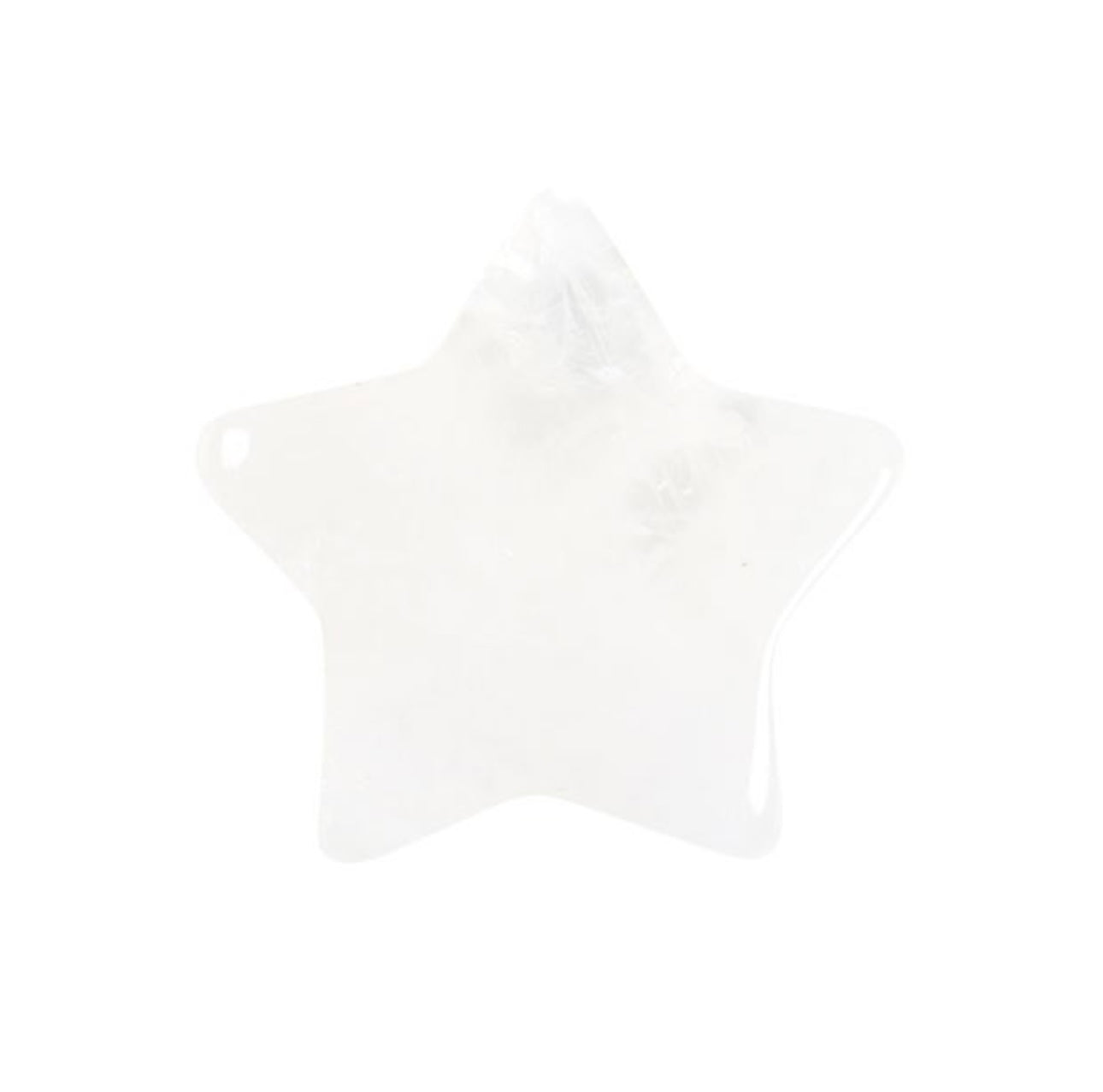 CLEAR QUARTZ CRYSTAL STAR IN A BAG