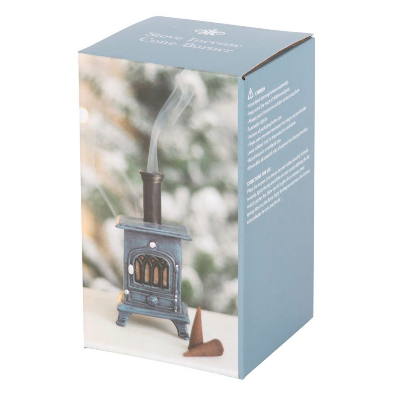 STOVE SHAPED INCENSE CONE BURNER