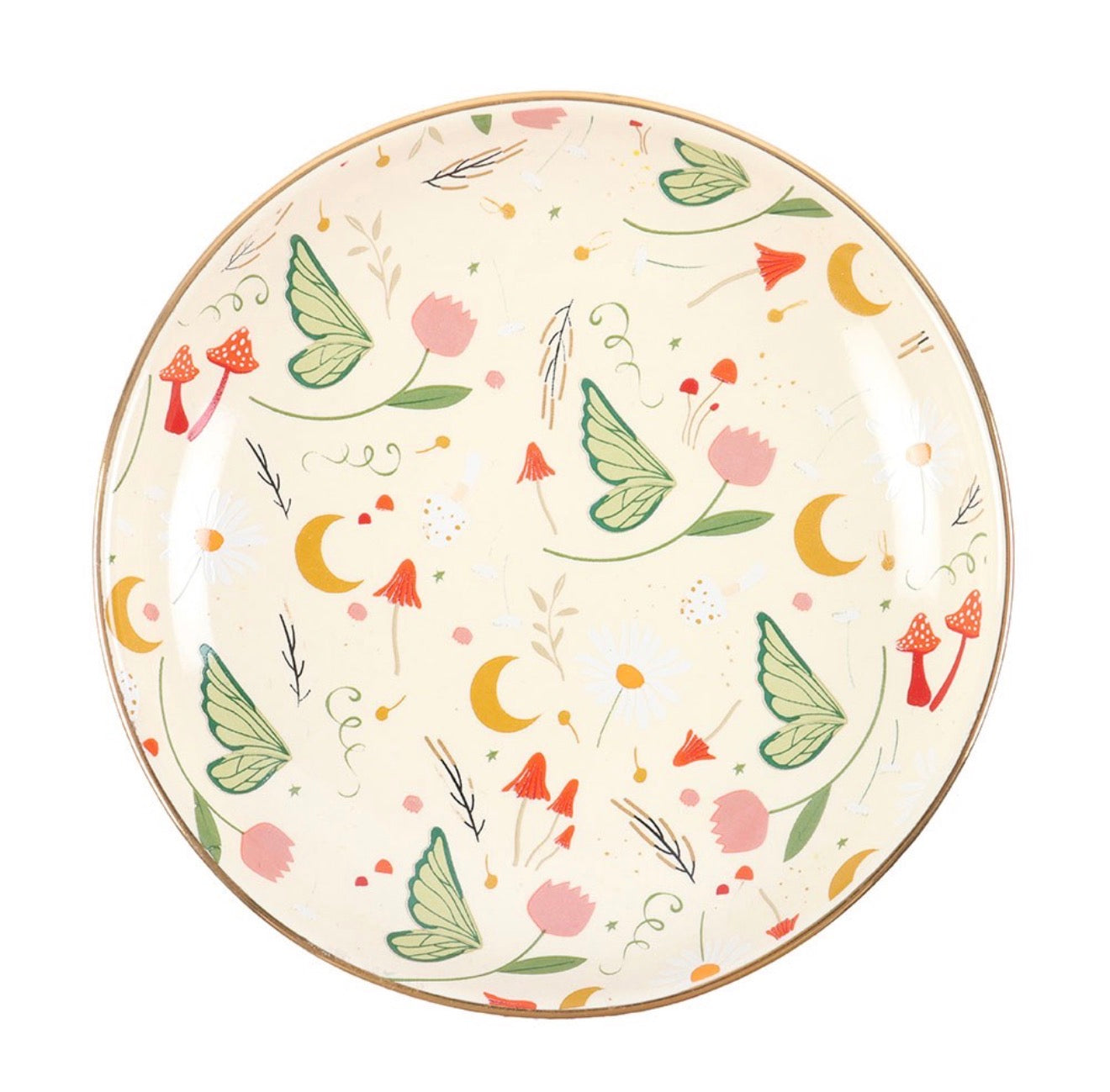 FAIRY FOLKLORE PRINT TRINKET DISH
