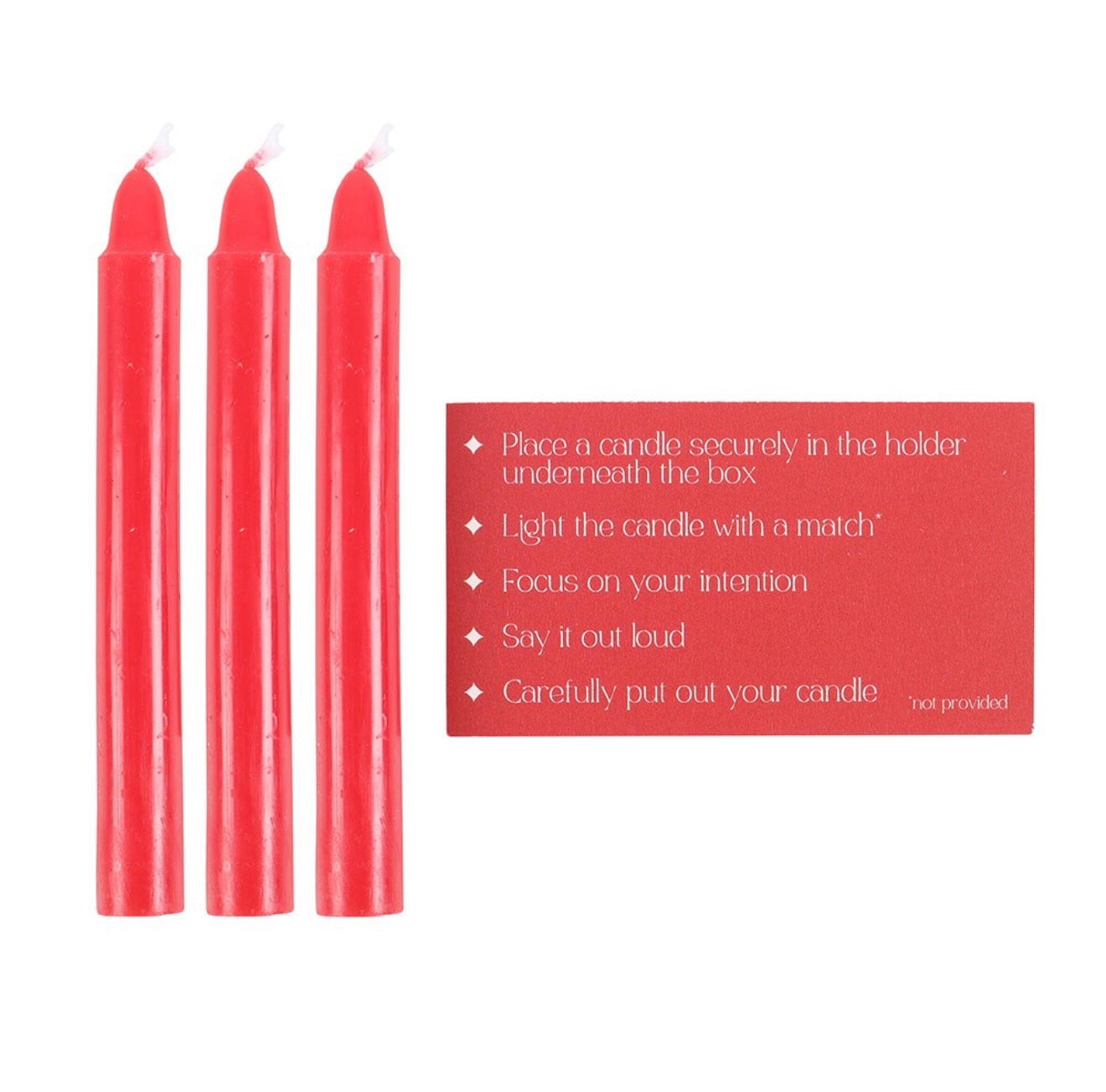 SET OF 3 LOVE SPELL CANDLES IN A BOX