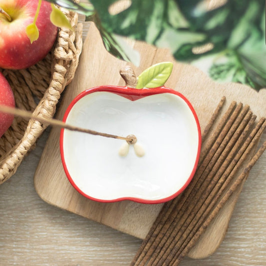 APPLE INCENSE HOLDER