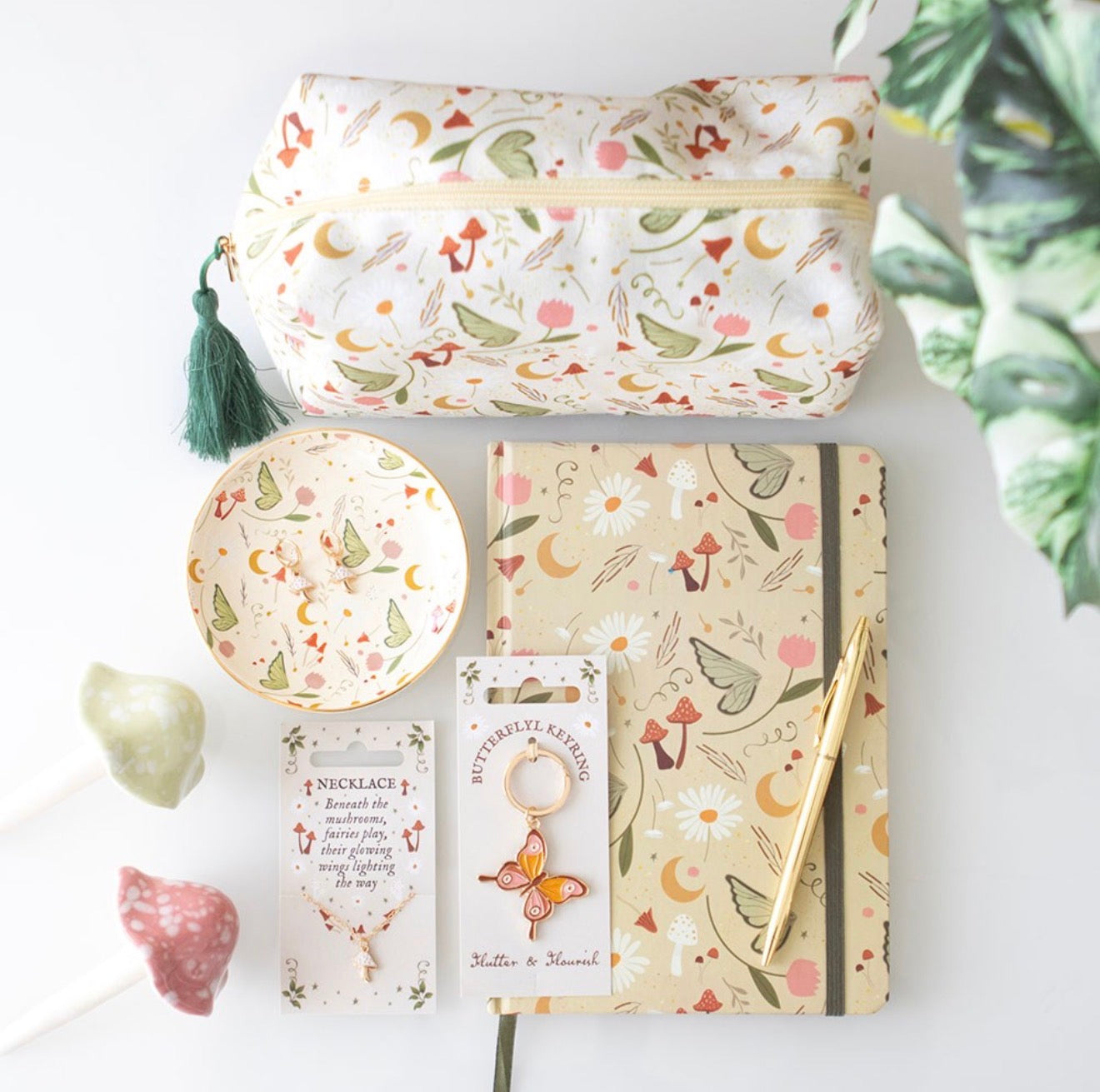 FAIRY FOLKLORE PRINT TRINKET DISH