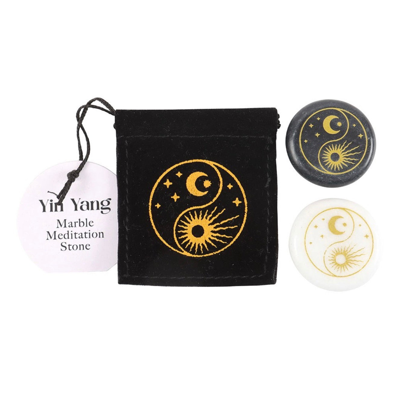 YIN YANG MARBLE MEDITATION STONES