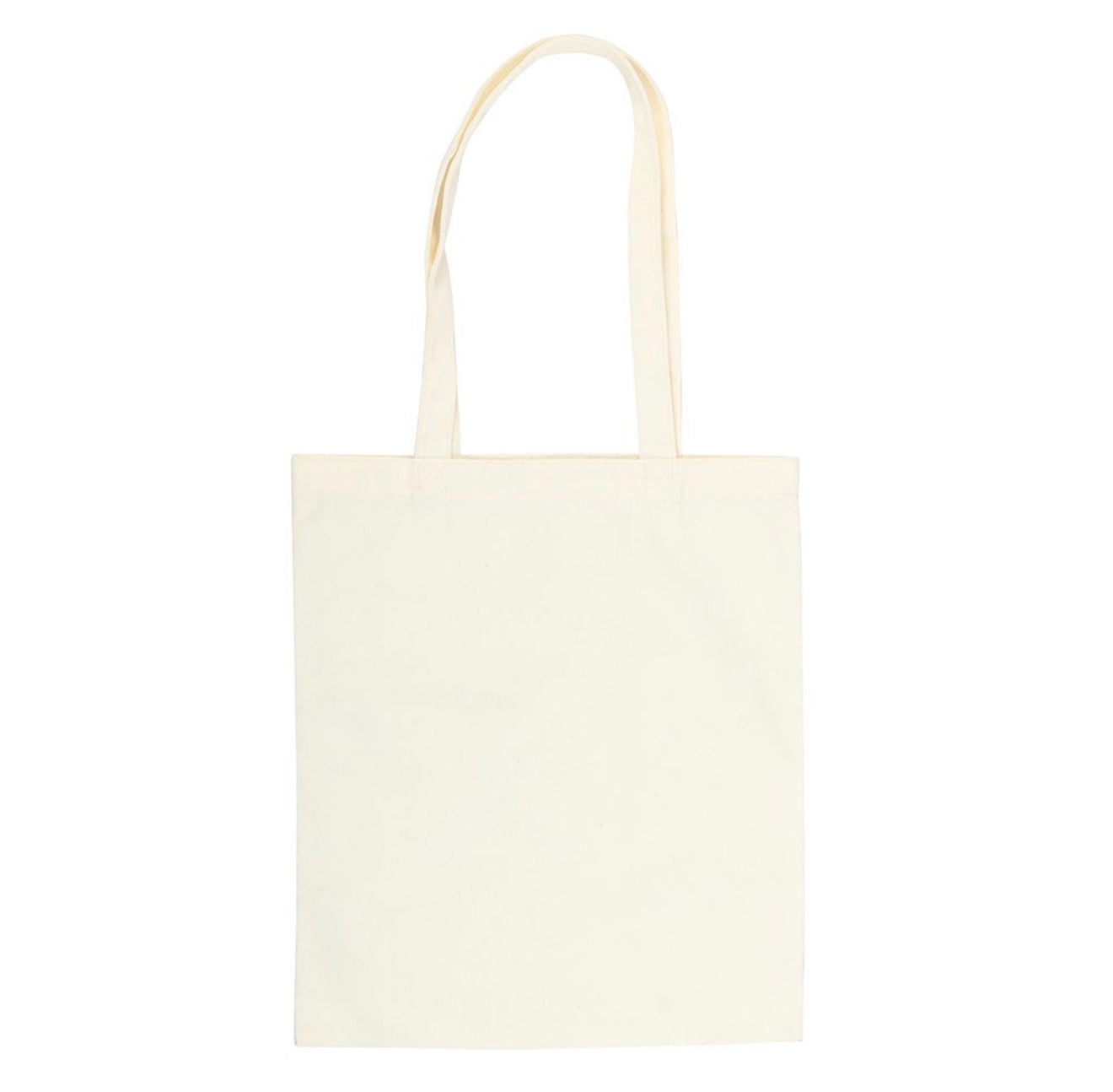 CREAM FOLK PRINT POLYCOTTON TOTE BAG