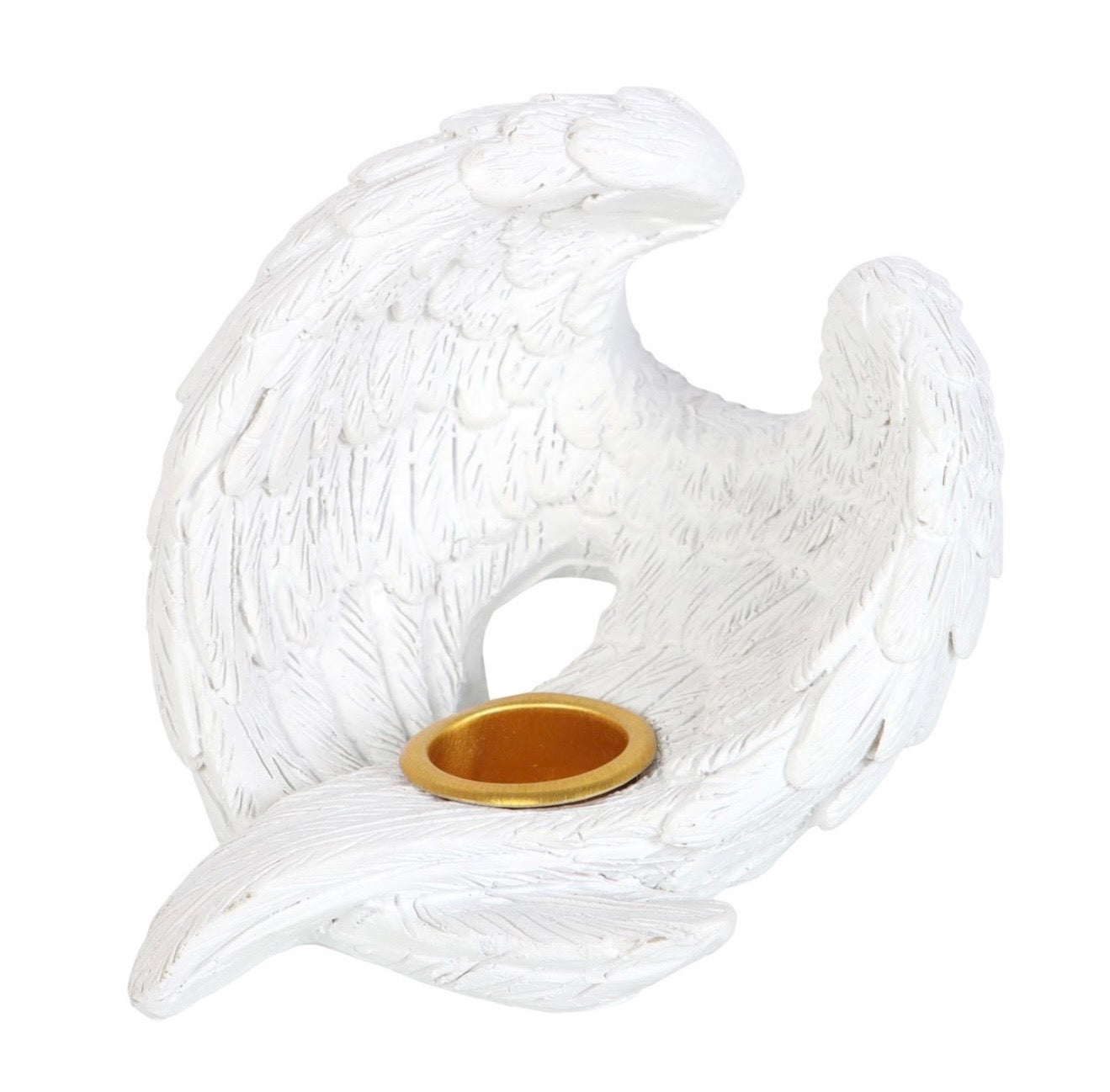 ANGEL WING RESIN INCENSE CONE BURNER
