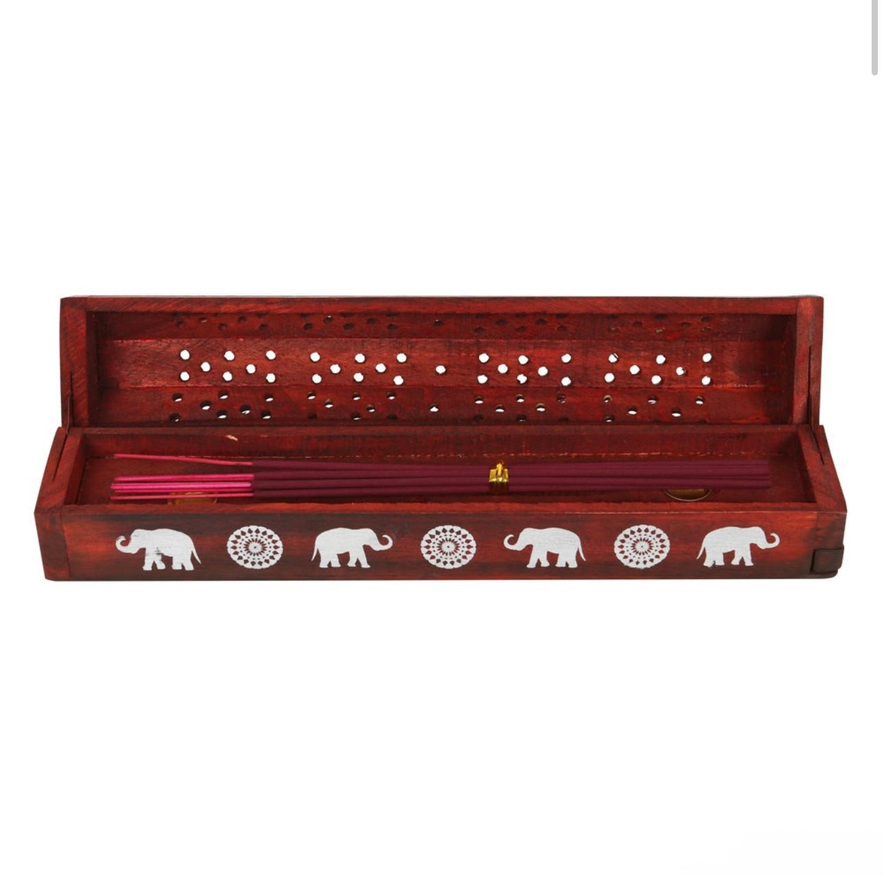 ELEPHANT WOODEN ROSEWOOD INCENSE BOX SET