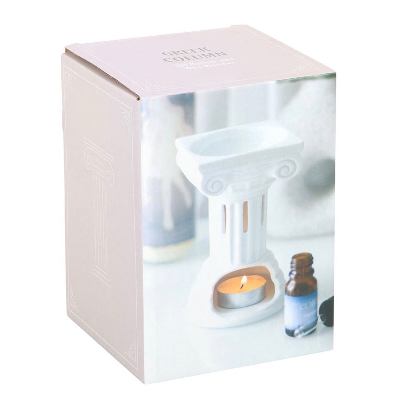 GREEK COLUMN OIL BURNER AND WAX WARMER