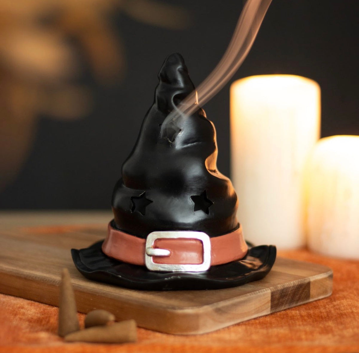 WITCH HAT INCENSE CONE BURNER