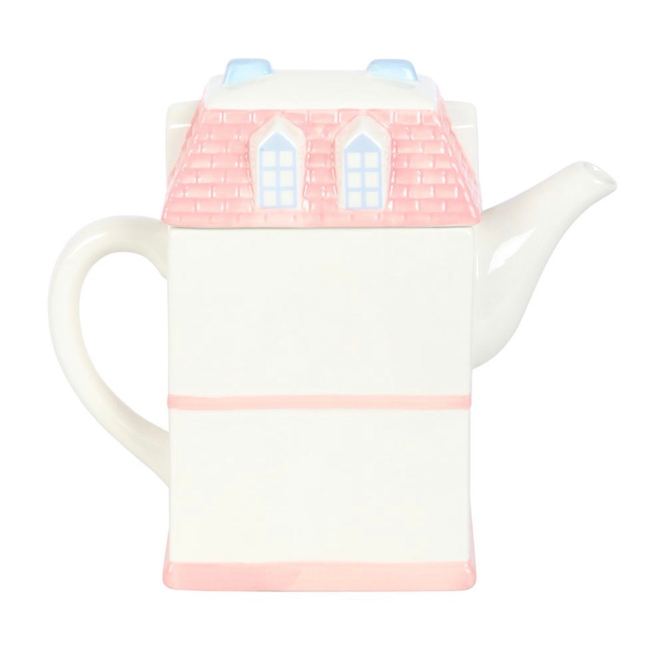 PASTEL HOUSE SHAPED TEAPOT