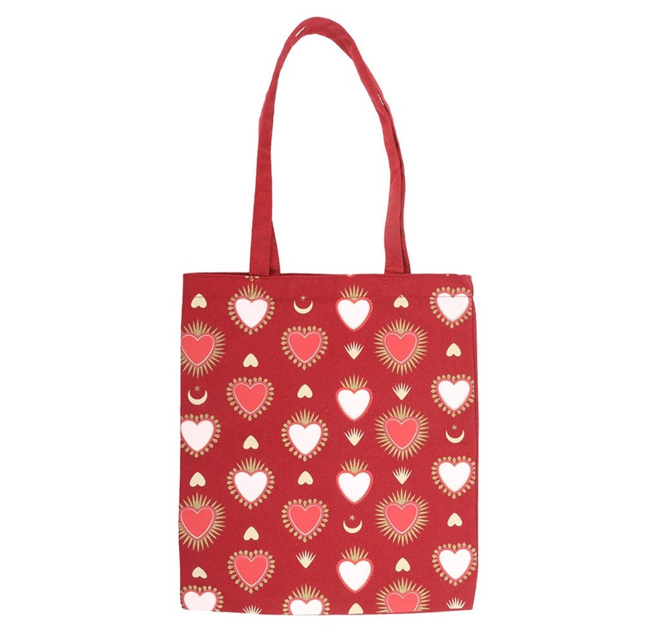 SACRED HEART PRINT TOTE BAG
