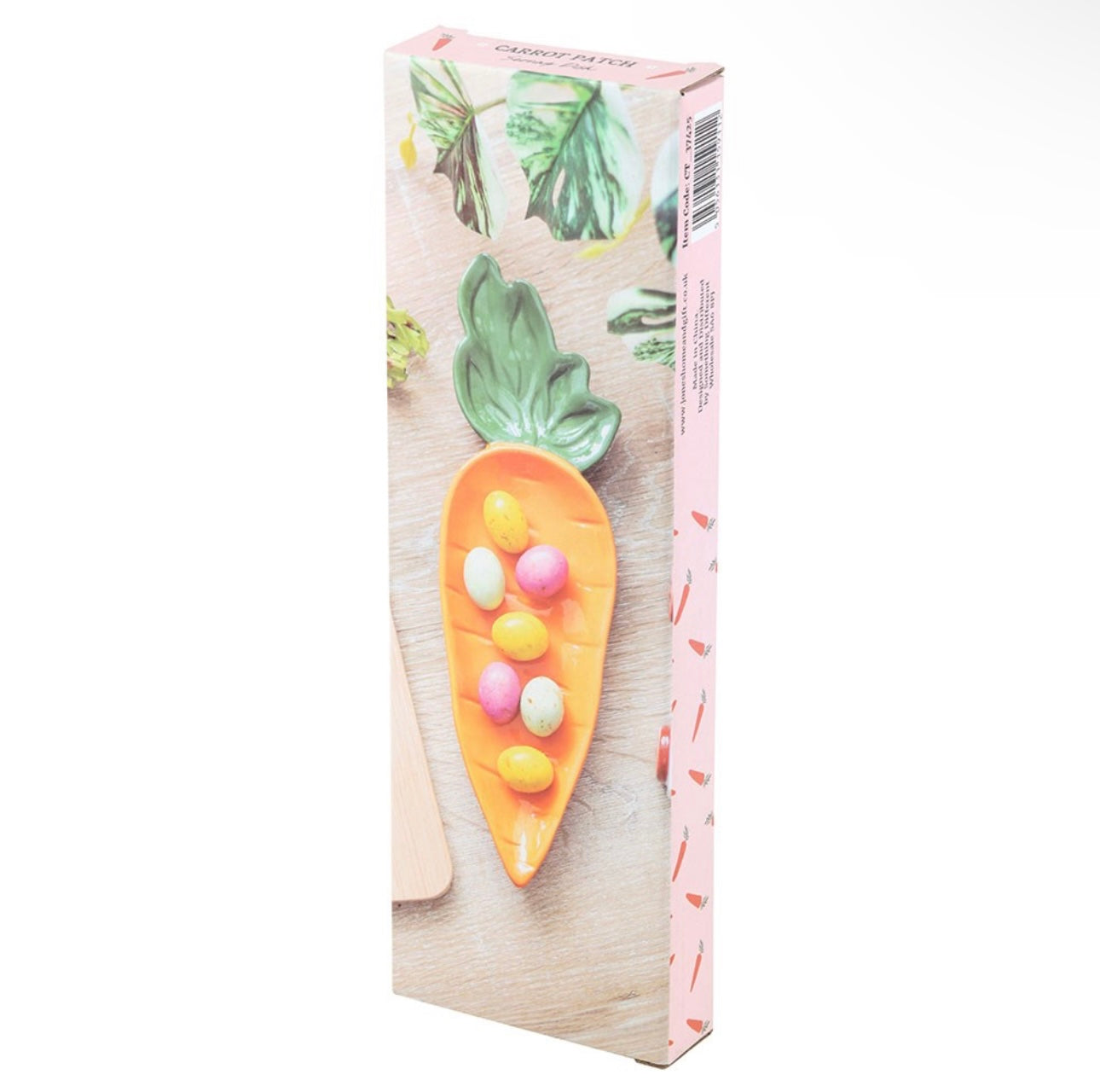 CARROT SHAPED SERVING DISH EASTER DECOR
