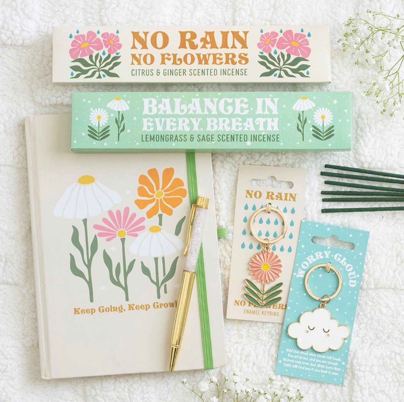 SET OF 2 NO RAIN, NO FLOWERS INCENSE STICK PACKS