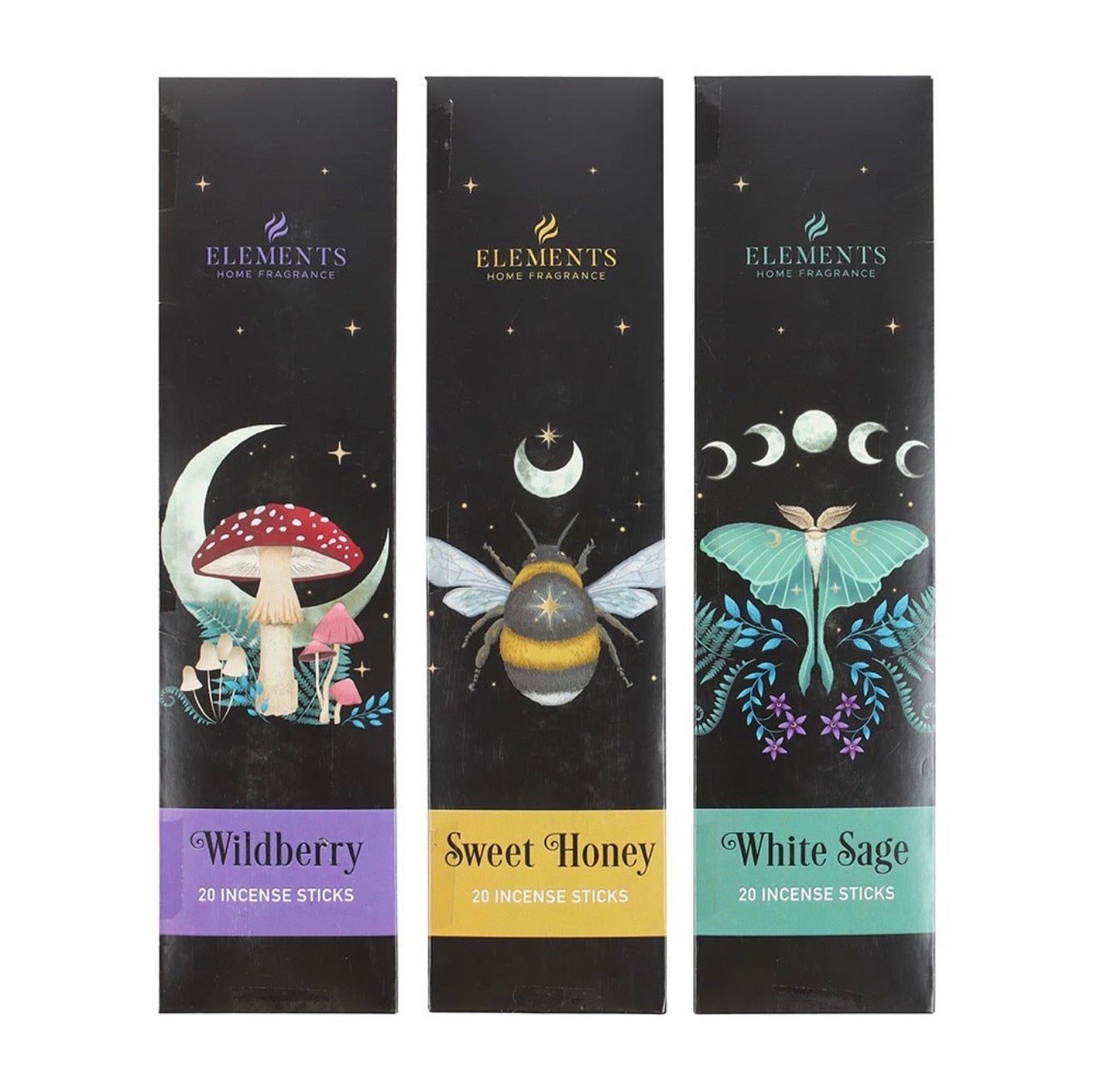 SET OF 3 DARK FOREST INCENSE STICK PACKS