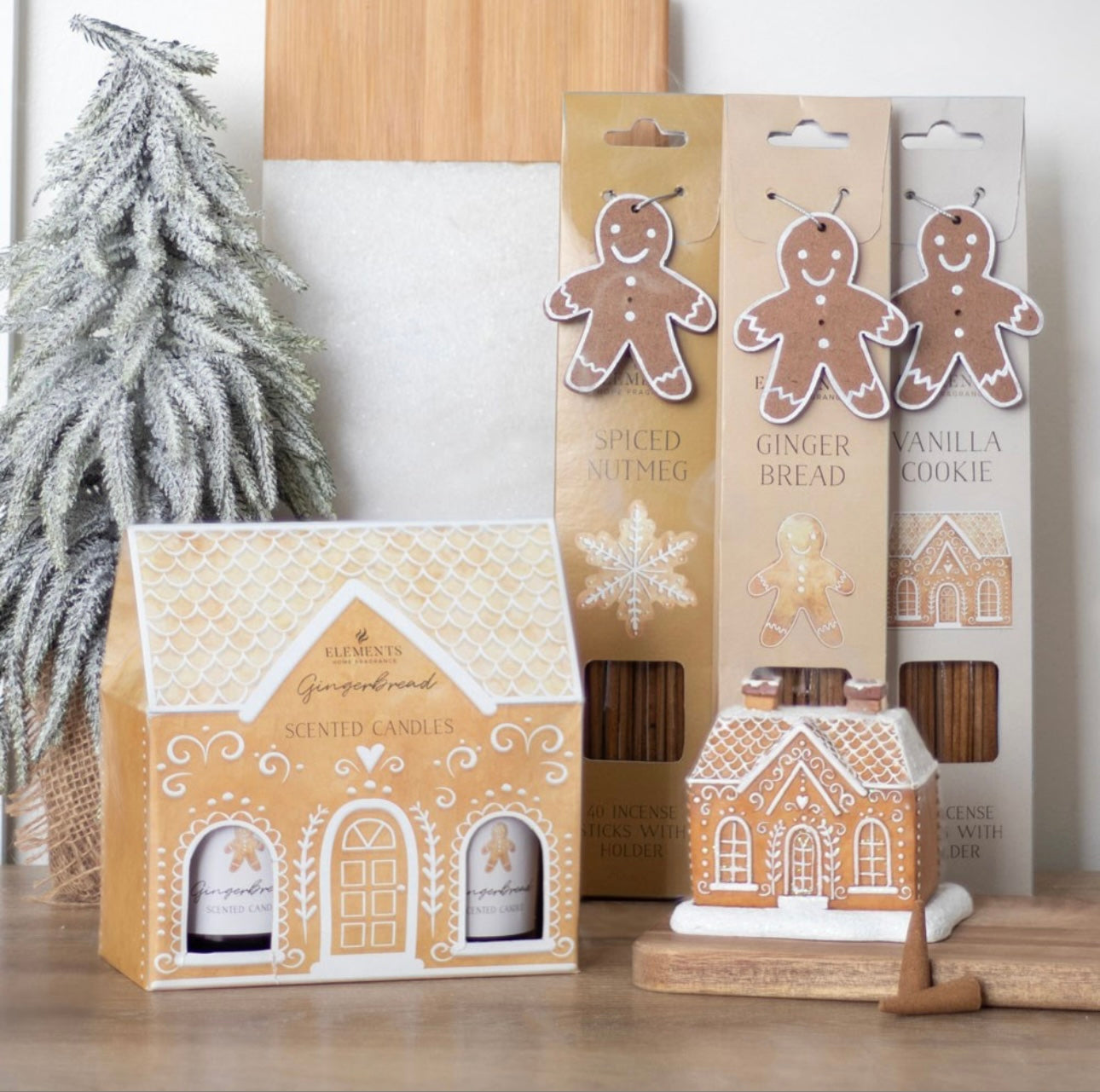 GINGERBREAD HOUSE INCENSE CONE BURNER