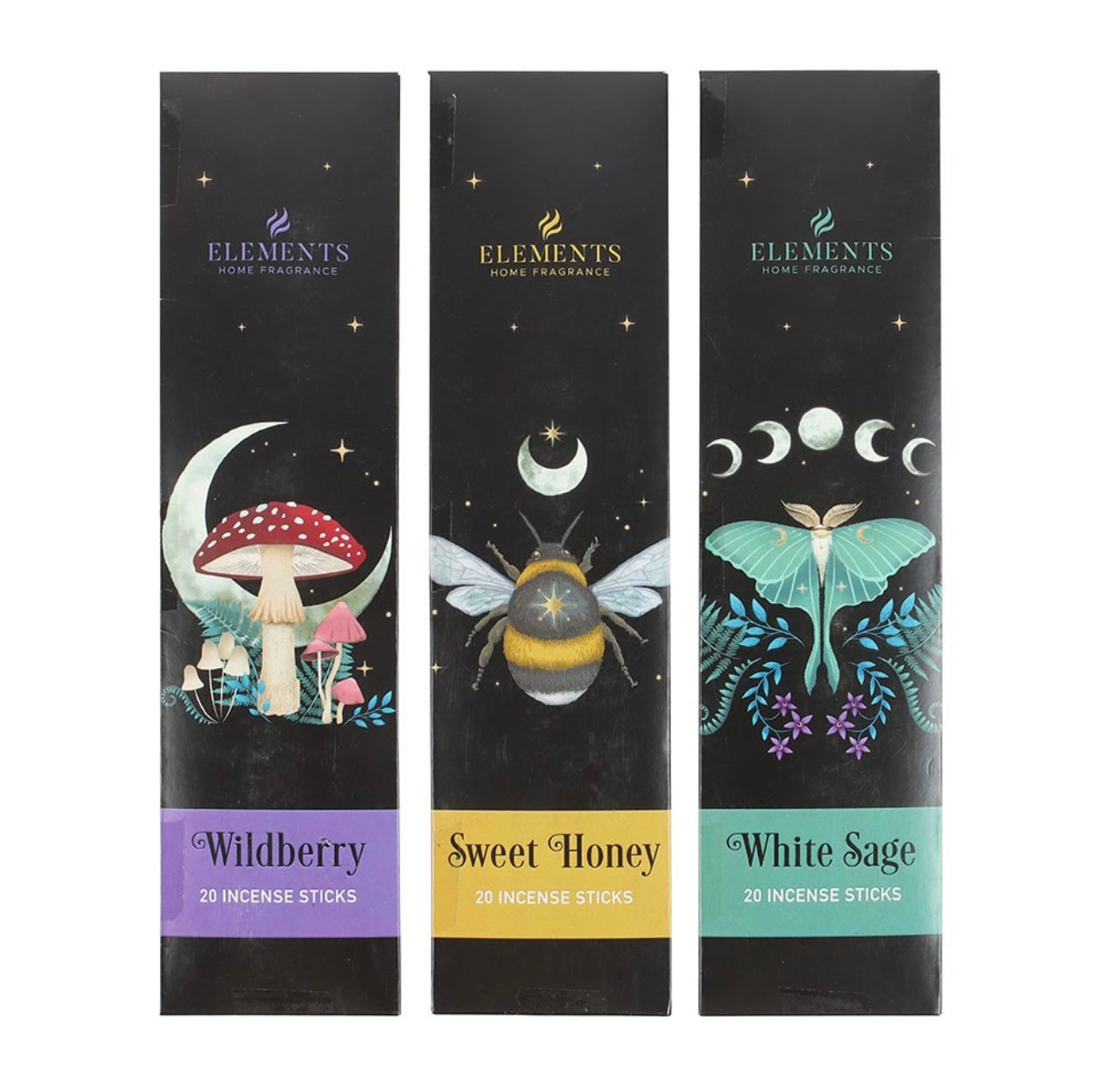 SET OF 3 DARK FOREST INCENSE STICK PACKS