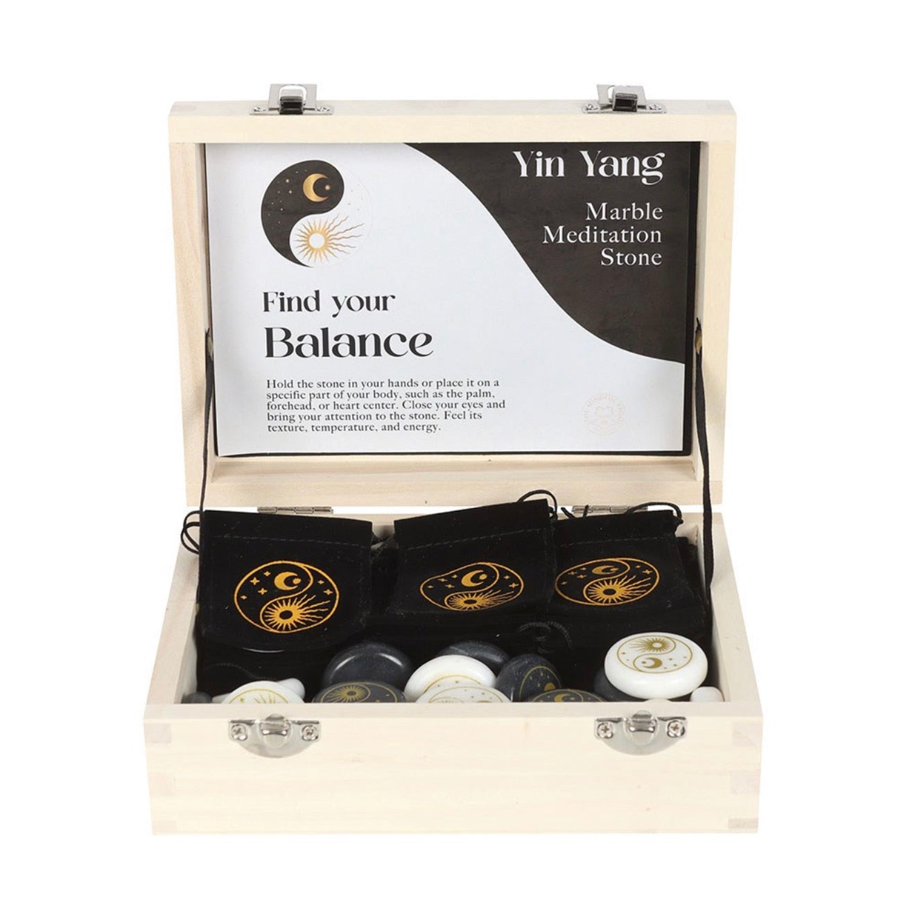 YIN YANG MARBLE MEDITATION STONES