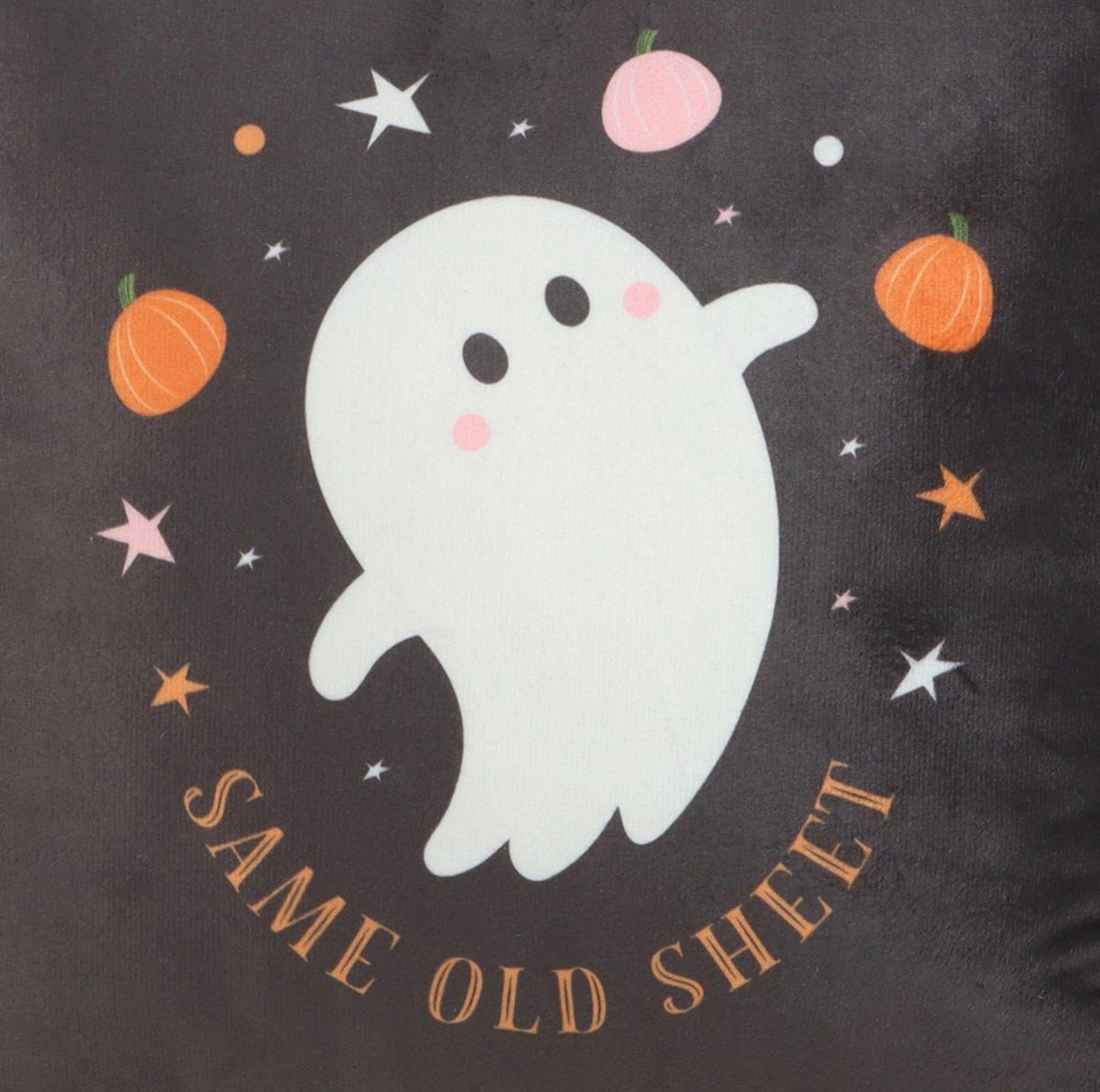 SQUARE SAME OLD SHEET GHOST CUSHION