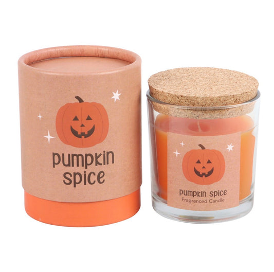 PEEKABOO PUMPKIN SPICE CANDLE SPOOKY HALLOWEEN DECOR