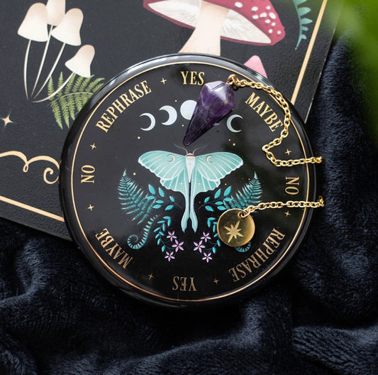 LUNA MOTH PEDULUM DIVINATION KIT