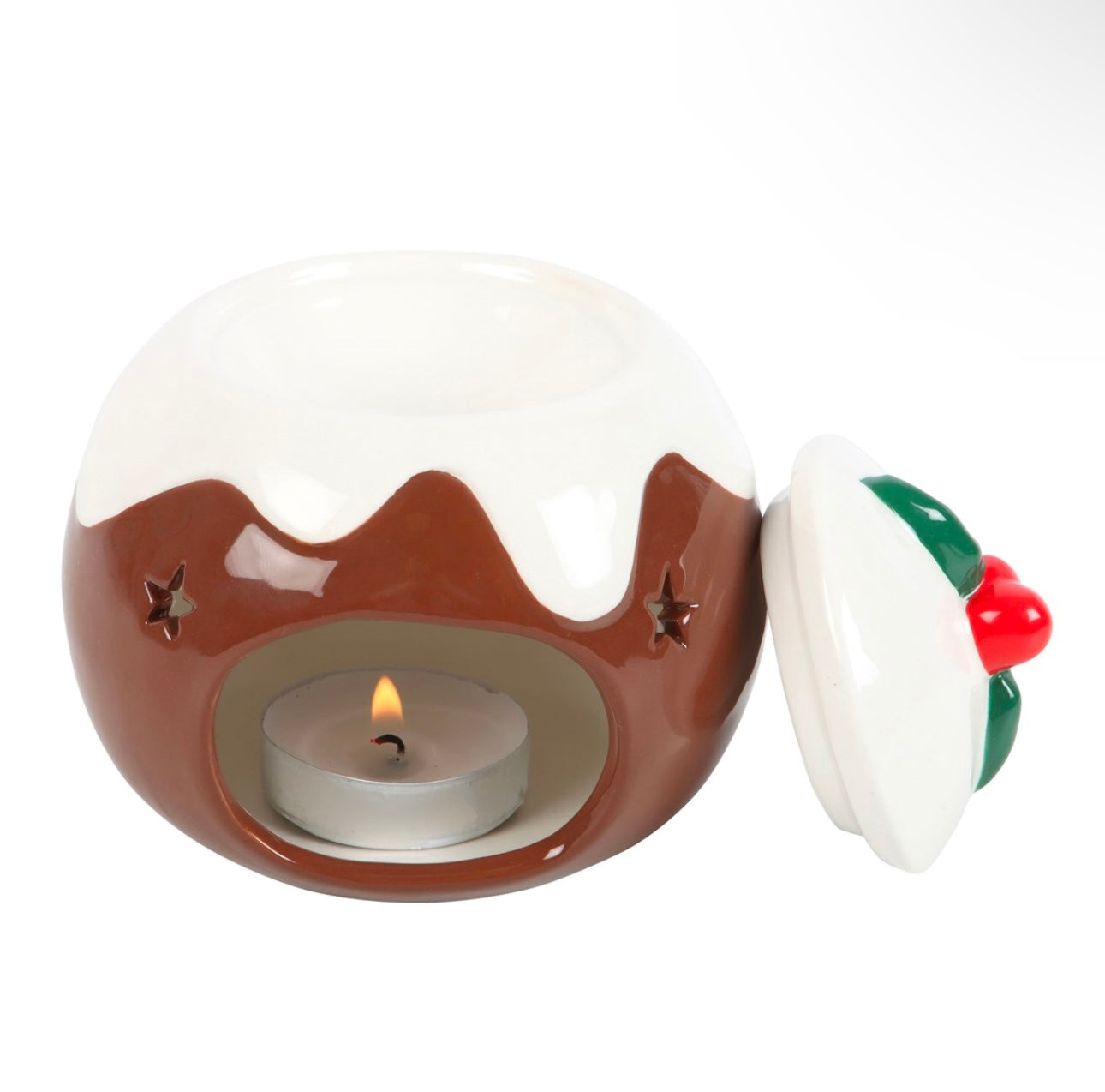 Christmas Pudding Shaped Oil & Wax Burner