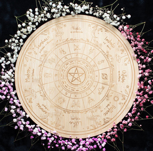 WHEEL OF THE YEAR SERVING BOARD