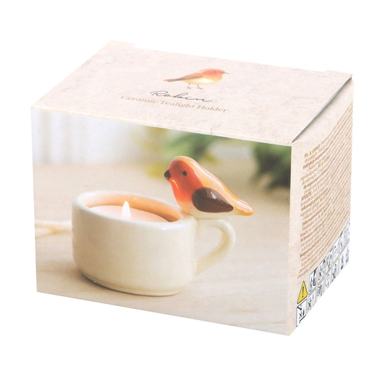 ROBIN CERAMIC TEALIGHT HOLDER