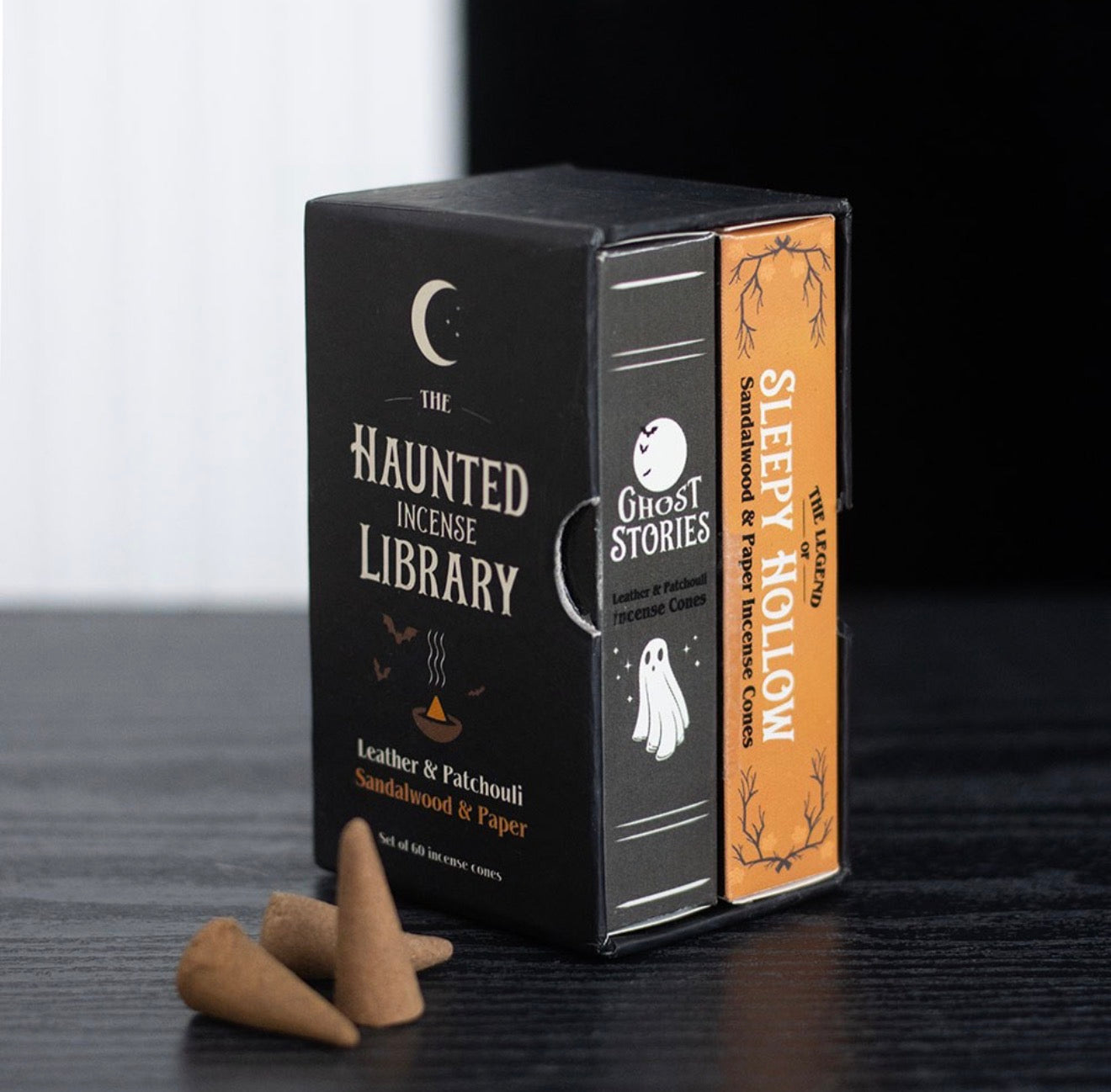 SET OF 2 HAUNTED LIBRARY INCENSE CONE PACKS