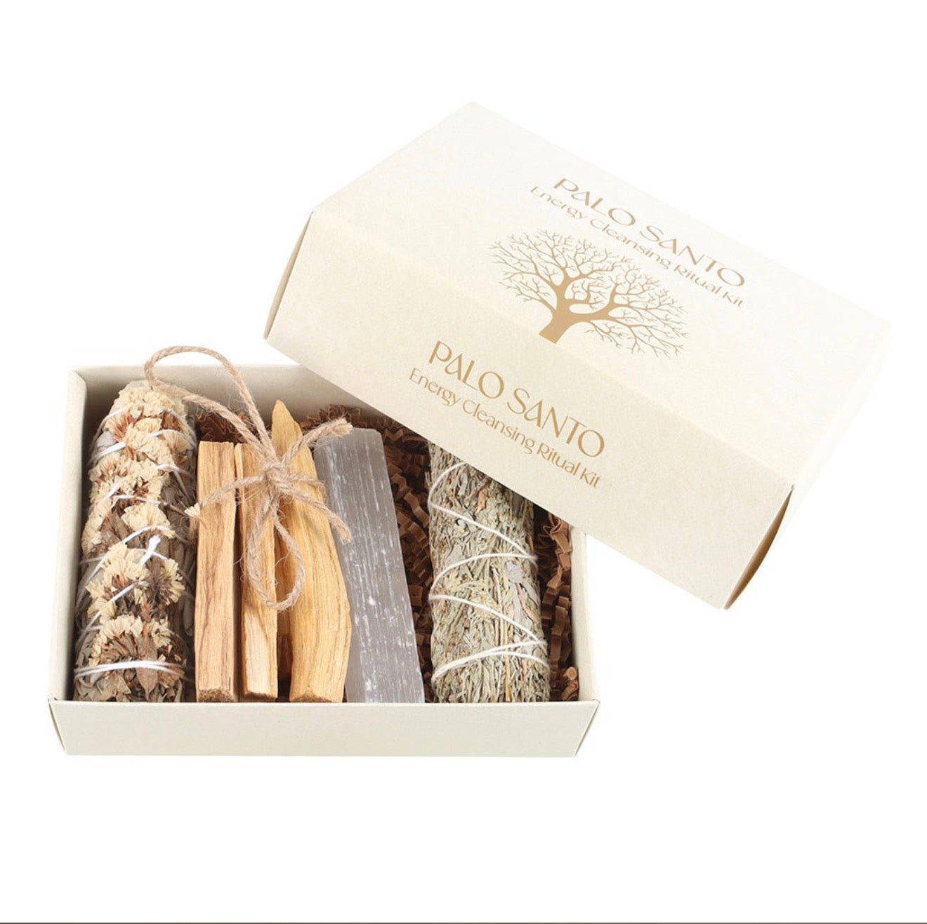 PALO SANTO ENERGY CLEANSING RITUAL KIT SPIRITUAL
