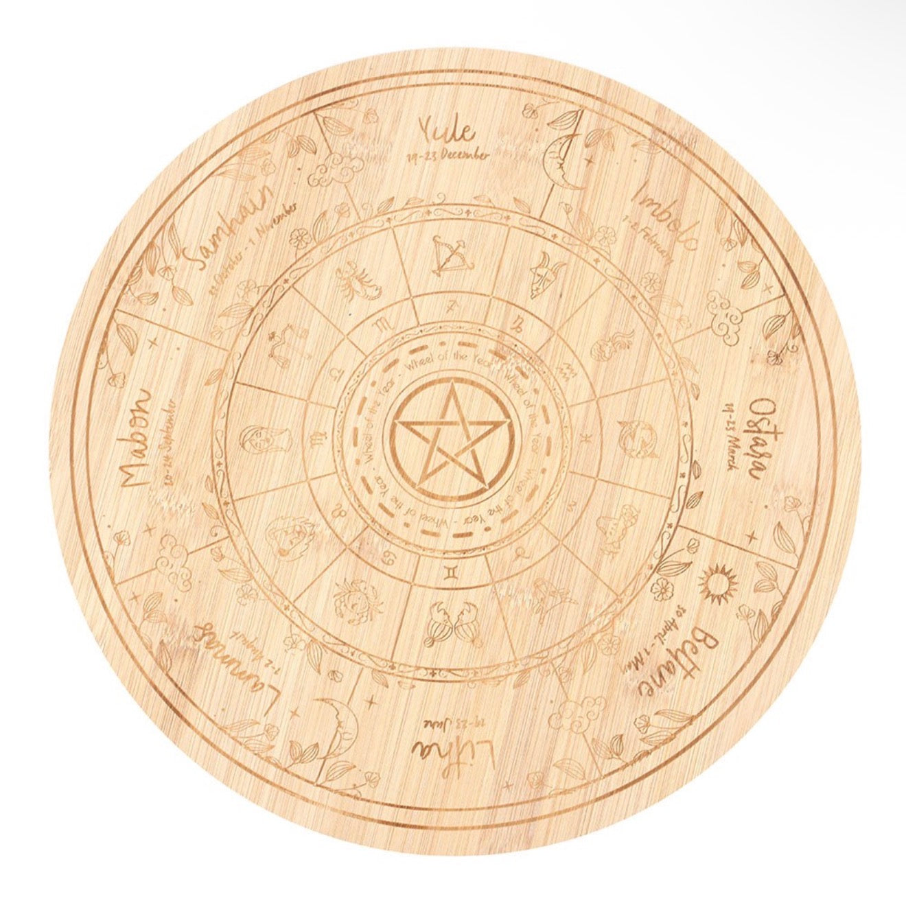WHEEL OF THE YEAR SERVING BOARD