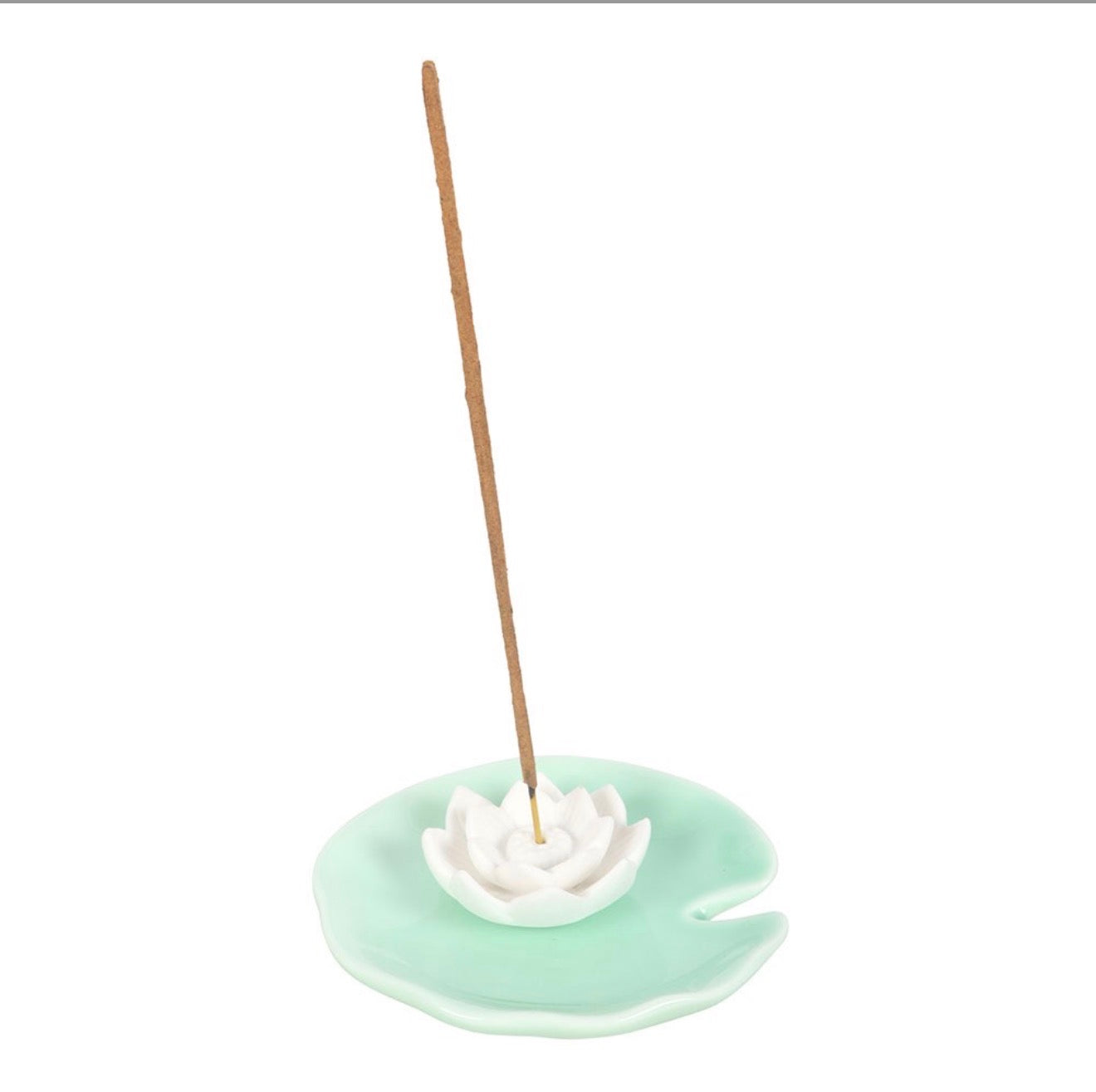 LOTUS FLOWER INCENSE STICK HOLDER AND TRINKET DISH