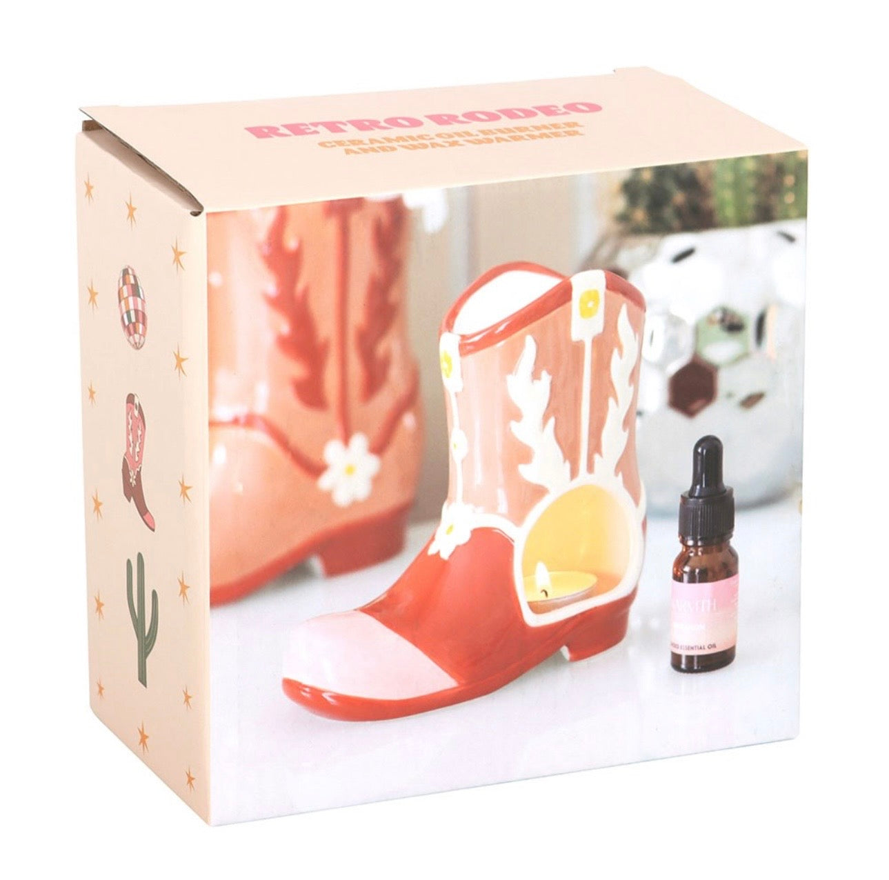 COWBOY BOOT OIL BURNER AND WAX WARMER