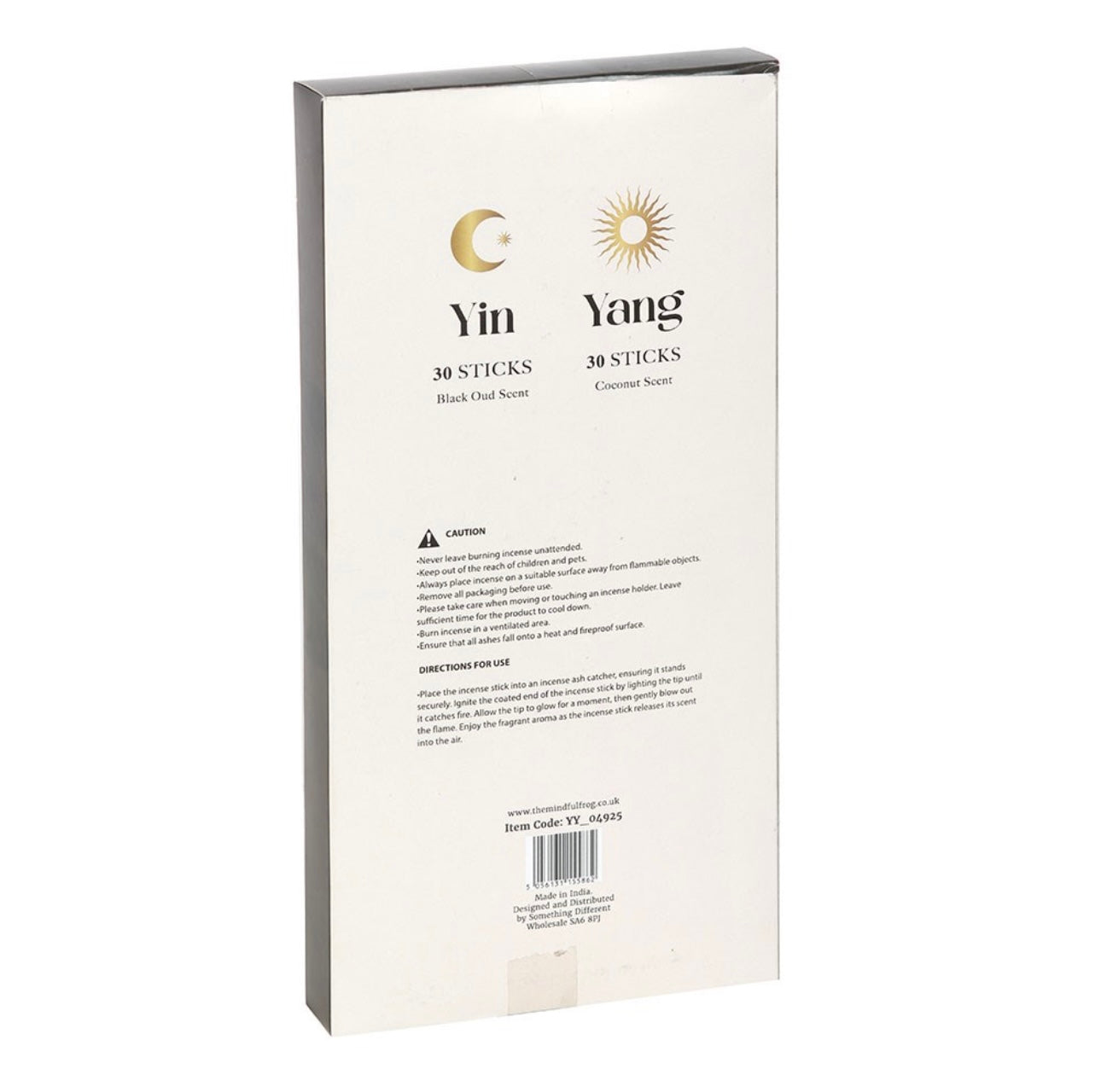 SET OF 2 YIN YANG INCENSE STICK PACKS