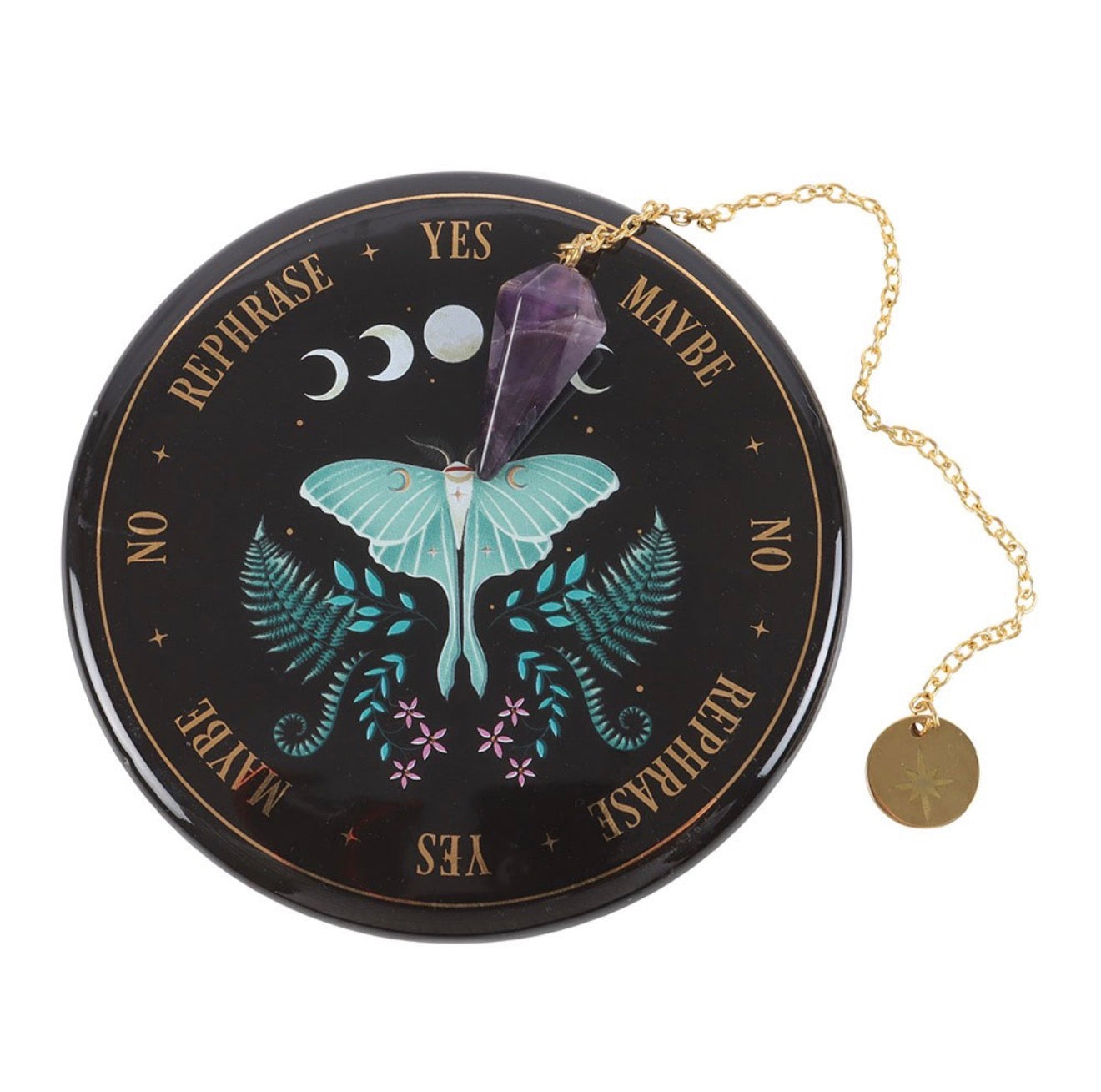 LUNA MOTH PEDULUM DIVINATION KIT