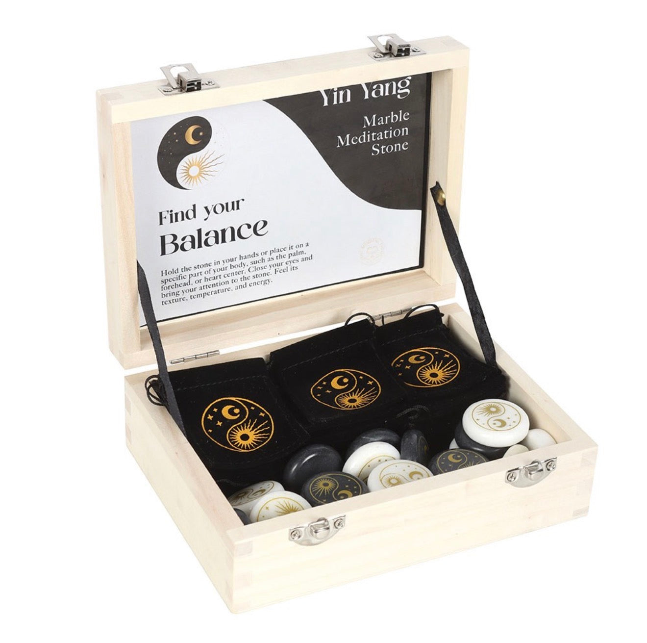 YIN YANG MARBLE MEDITATION STONES