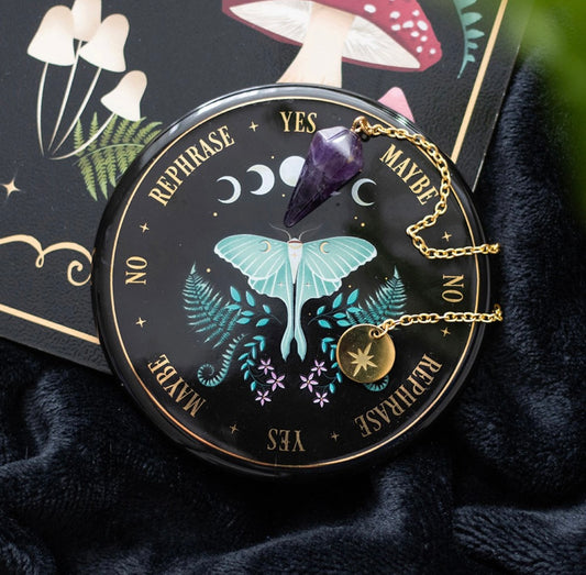 LUNA MOTH PEDULUM DIVINATION KIT