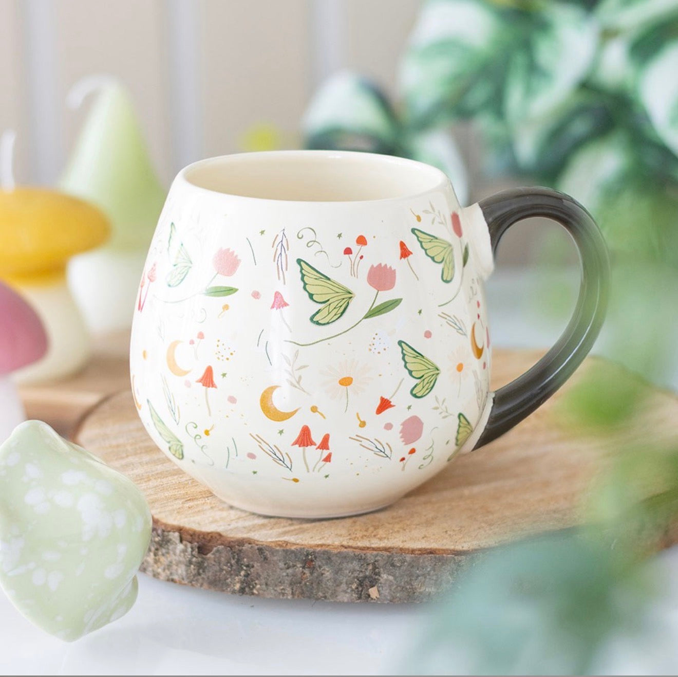 FAIRY FOLKLORE PRINT ROUNDED MUG