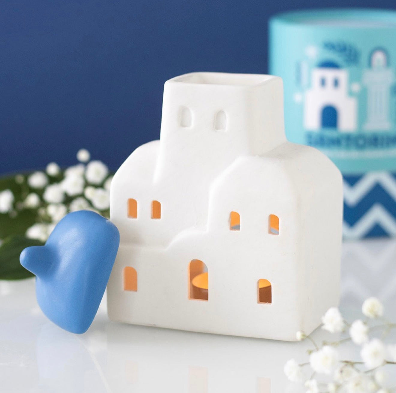 SANTORINI OIL BURNER AND WAX WARMER