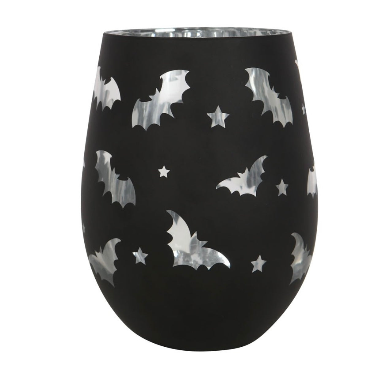 Bat Stemless Wine Glass/Tumbler Halloween